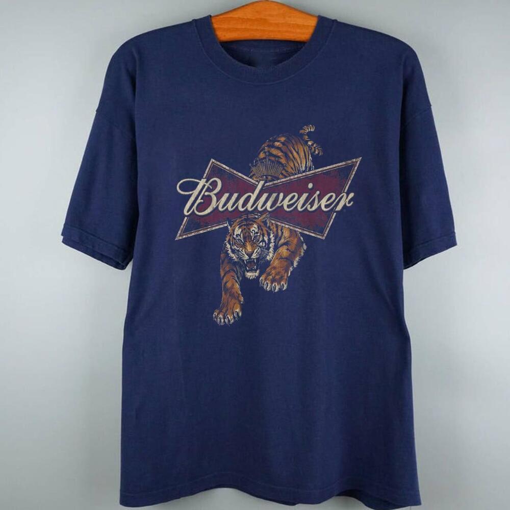 Style Tiger Budweiser Navy T-Shirt